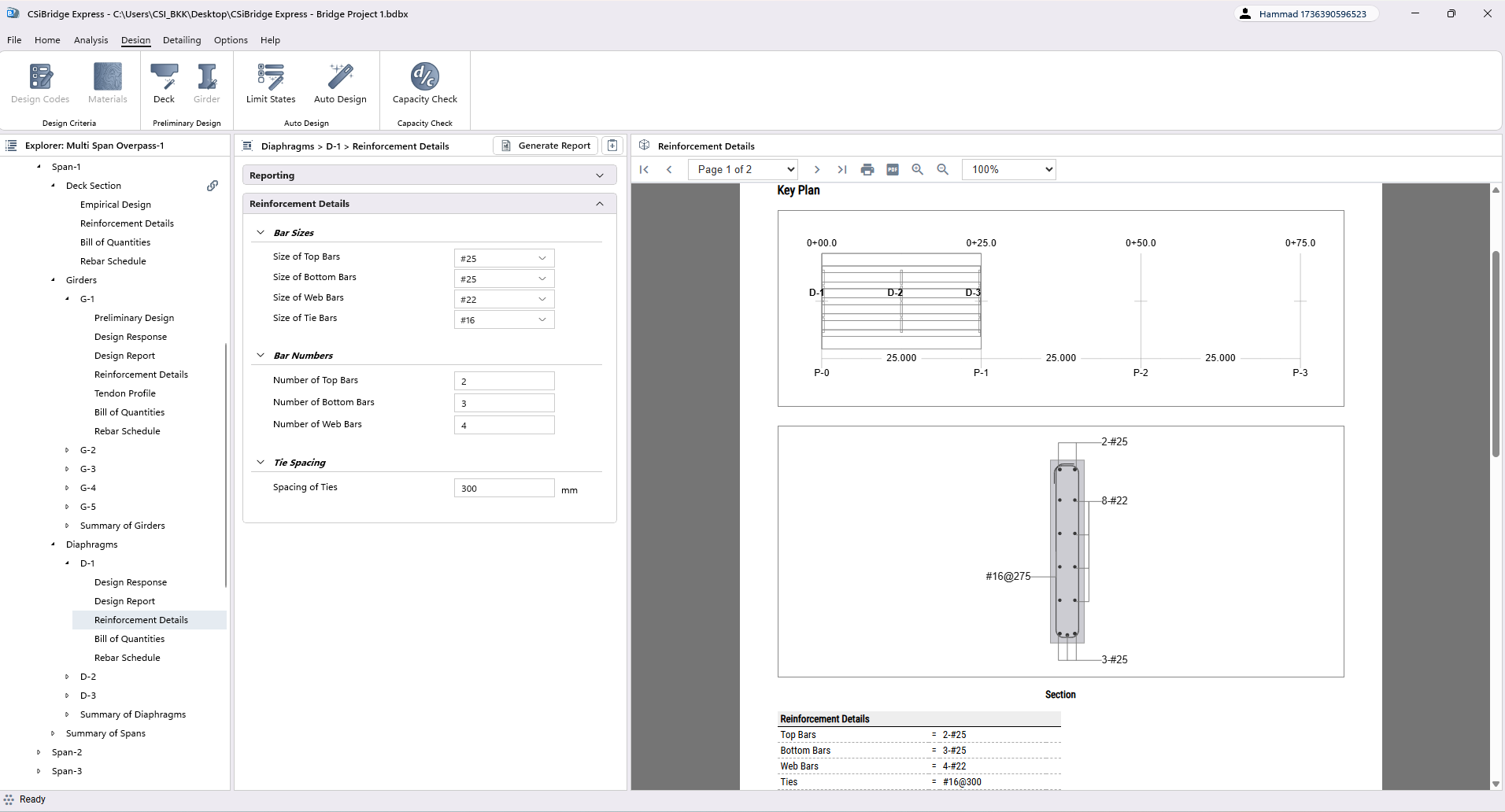 Diaphragm Reinforcement